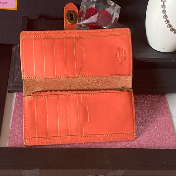 “ FOSSIL “ Leather Wallet - Picture 12 of 16